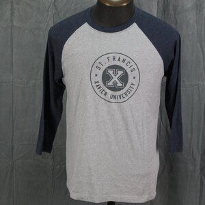 Saint Francis Xavier X Men Shirt - 3/4 Sleeve with Screened Logo - Men's Medium